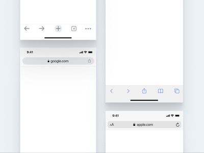 iOS Browser Frames Figma resource